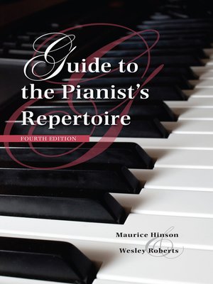 cover image of Guide to the Pianist's Repertoire